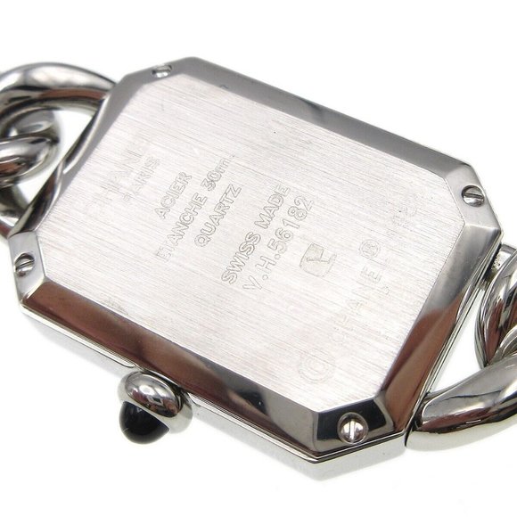 Chanel Premiere Ladies Quartz Watch #L V.H.Silver Stainless Steel - Picture 2 of 6